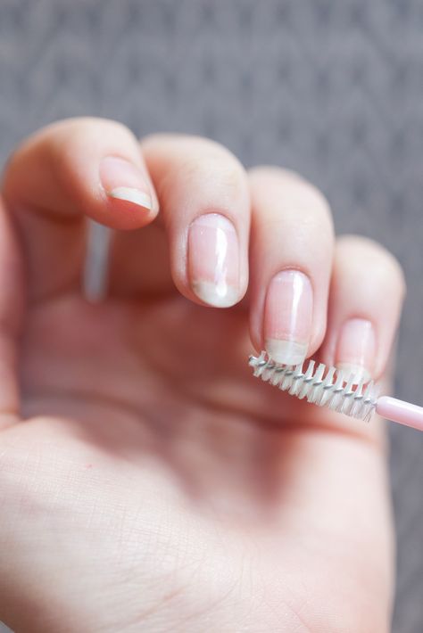 Healthy nails with flowers
