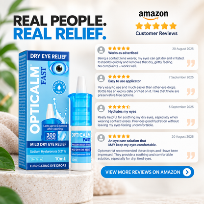 Opticalm Fast Eye Drops 10ml