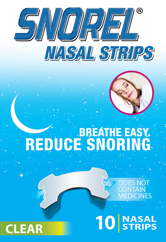 Snorel Clear Nasal Strips 10 Strips